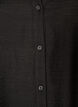 Viskoseskjorte med broderte ermer, Svart, Packshot image number 2