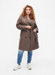 Trenchcoat med belte og slisse, Chocolate Chip, Model image number 2