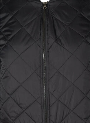 Quiltet 2-i-1 dress med lommer, Black, Packshot image number 2