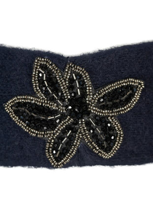 Pannebånd med perler, Navy, Packshot image number 2
