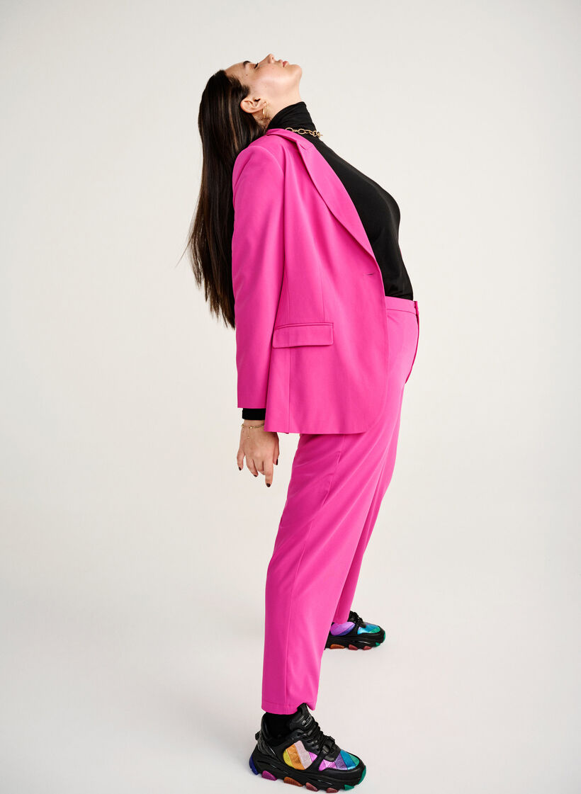 Klassisk bukse med lommer, Festival Fuchsia, Image image number 0