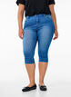 Amy capribukser med h&oslash;yt liv og super slim fit, Bl&aring;, Model image number 2