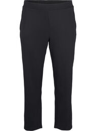 Modal-blandingsbukser med elastisk linning, Black