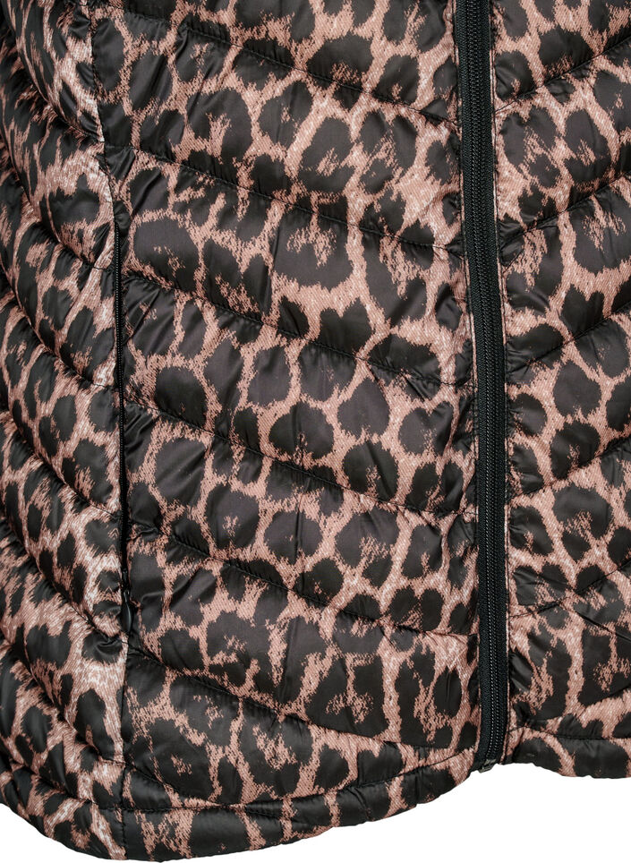 Lett jakke med lommer, Brun, Packshot image number 3