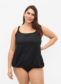 Tankini med løs passform, Black, Model