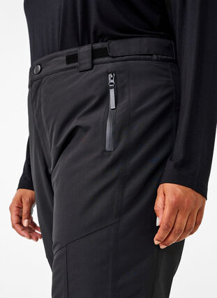 Zizzi Skibukse med lommer og justerbar midje, Svart, Model image number 3