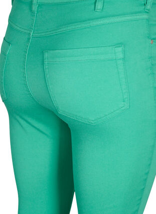 Amy jeans med høyt liv og super slim fit, Holly Green, Packshot image number 3