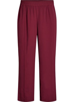 Zizzi Sporty bukser med rette ben og sidestriper, T. Port Orch Stripe, Packshot image number 0