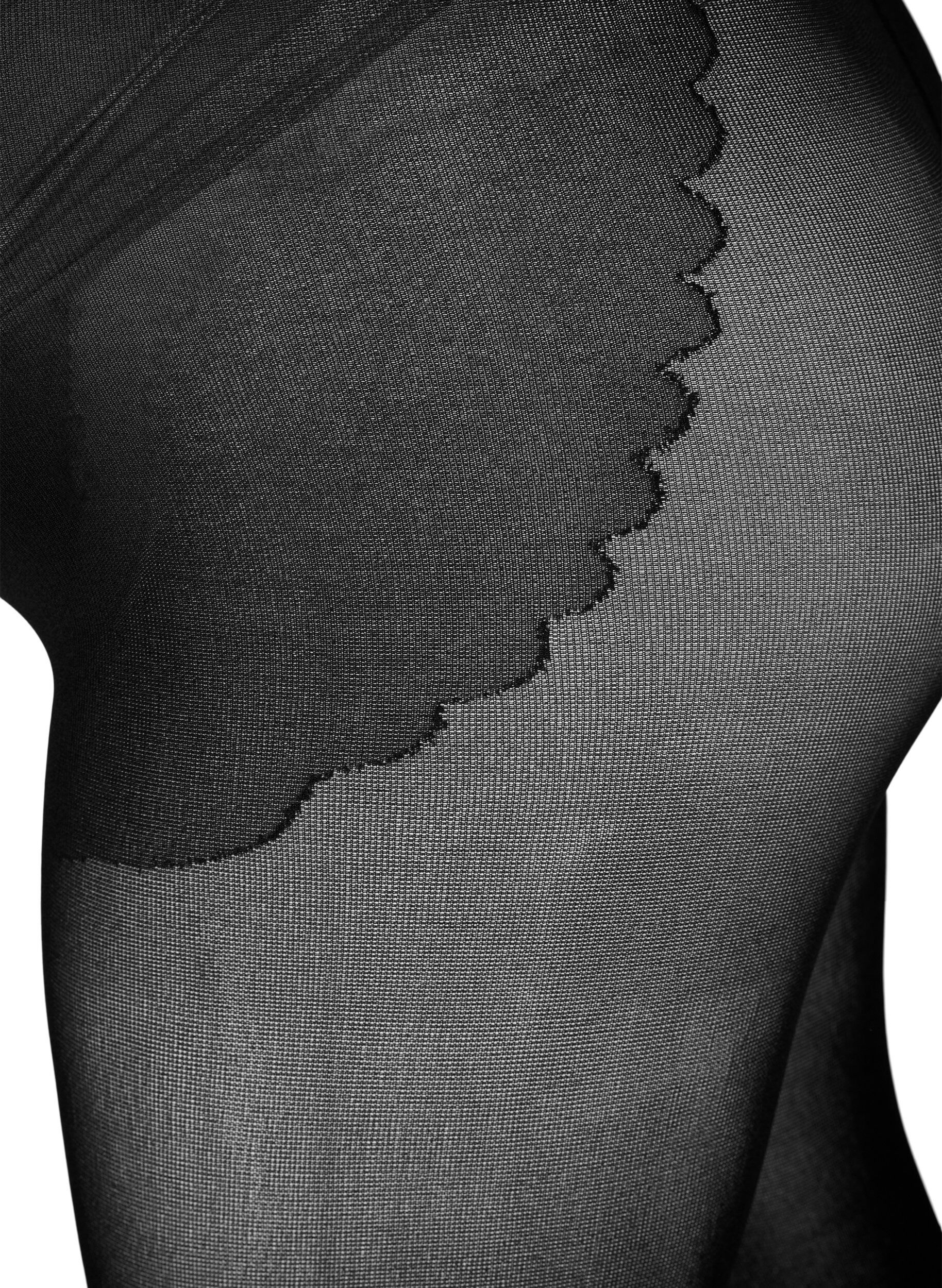 ZizziGraviditetstights i 100 denier, Svart, Packshot image number 2