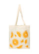 Tote bag med trykk, Orange, Packshot image number 0