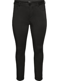 Emily Stay Black jeans med regular fit og vanlig midje, Svart