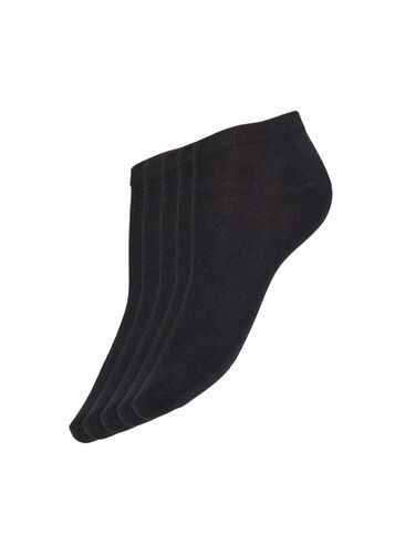 Basis ankelsokker, 5 stk., Black, Packshot image number 0