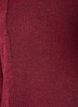 Jersey bluse med ribbet tekstur og A-linje passform, R&oslash;d, Packshot image number 2