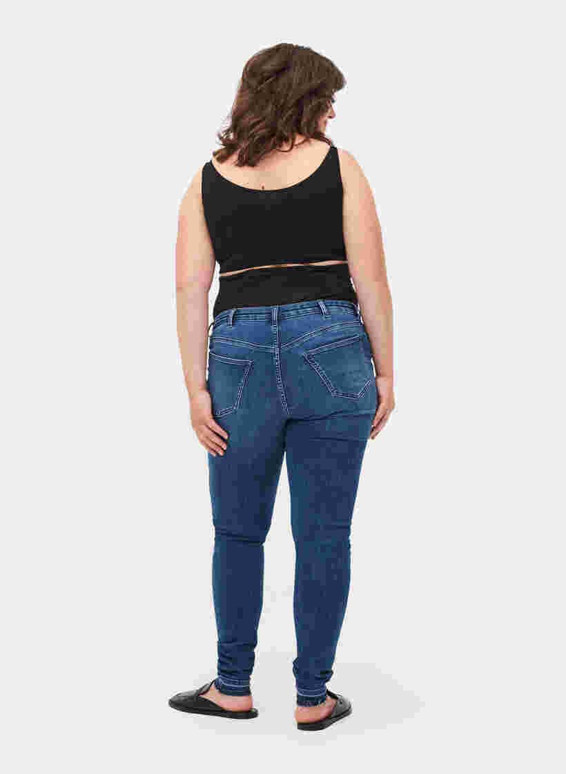 Amy jeans til gravide, Blue denim, Model image number 1