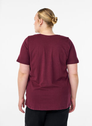 Zizzi FLASH - T-skjorte med motiv, Winetasting New York, Model image number 1