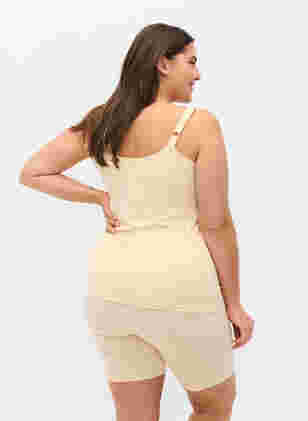 Light shapewear topp med justerbare stropper, Nude, Model