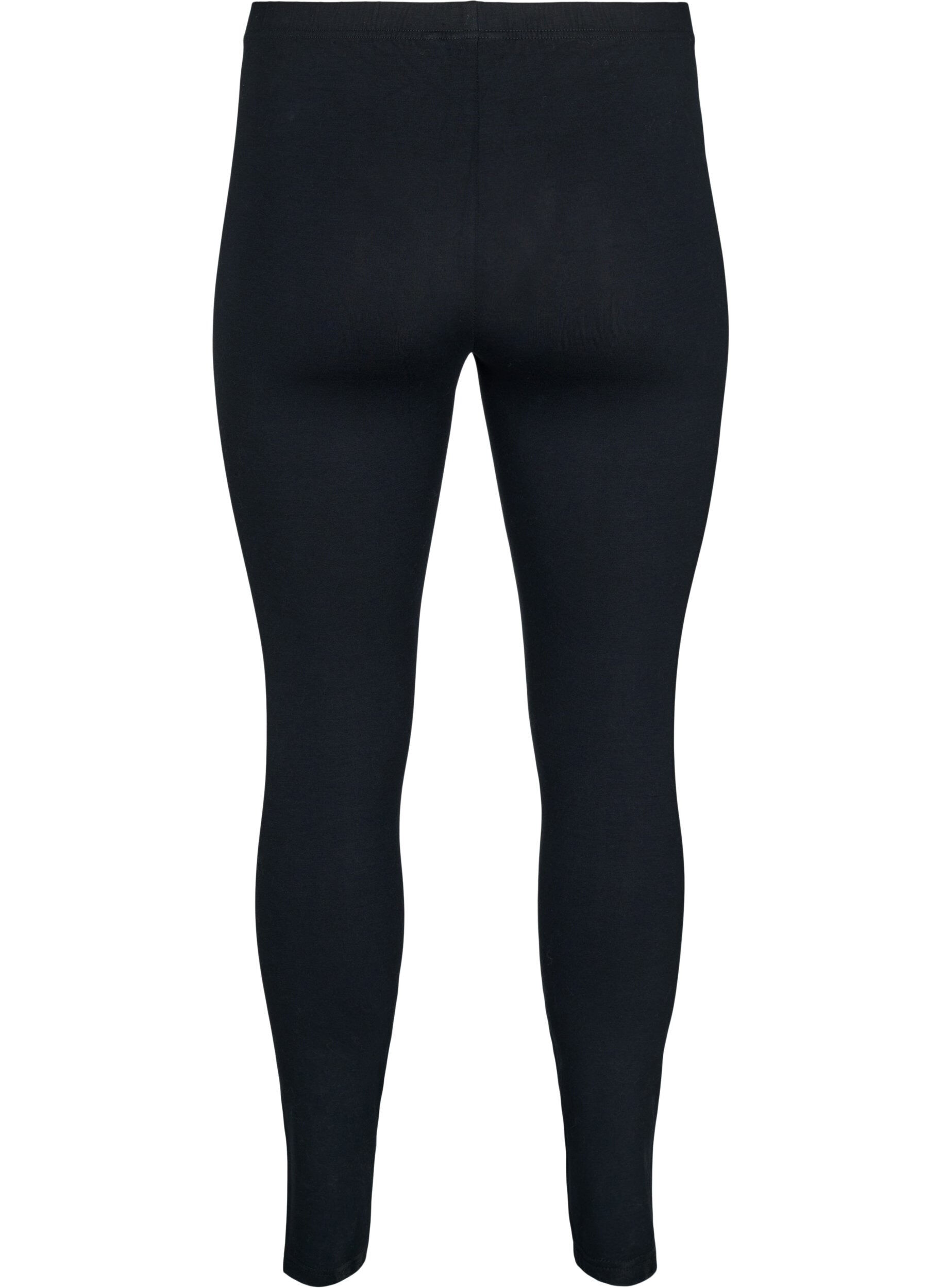 ZizziBasisleggings med ekstra lengde, Svart, Packshot image number 1
