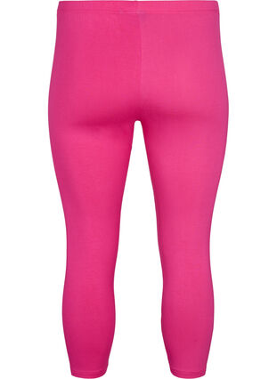 Zizzi Basis 3/4 leggings i viskose, Rosa, Packshot image number 1