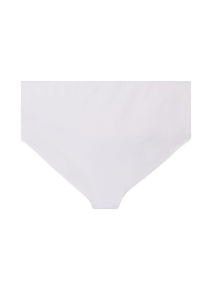Microfibertruser med innerlomme, Hvit, Packshot image number 1