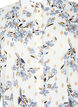 Lang skjorte med blomstermønster, White Flower/Gold, Packshot image number 2