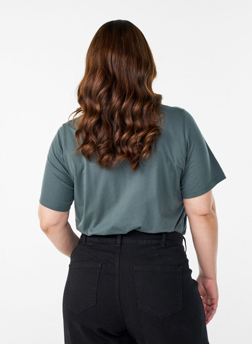 FLASH - T-skjorte med trykk, Gr&oslash;nn, Model image number 2