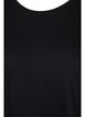 Basis T-skjorter i bomull, 2 stk., Black/B White, Packshot image number 2