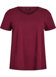 Basis enkel bomulls t-skjorte, Tawny Port
