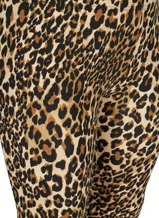 Leggings i viskose med leopardmønster, LEO AOP, Packshot image number 2