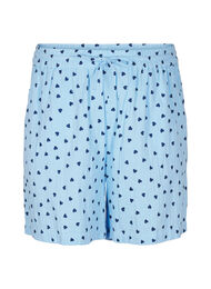 Bomullsmuslinshorts med hjerter, D.R.Blue N.A.Hearts