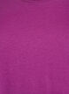 Kortermet t-skjorte i en bomullsblanding, Lilla, Packshot image number 2