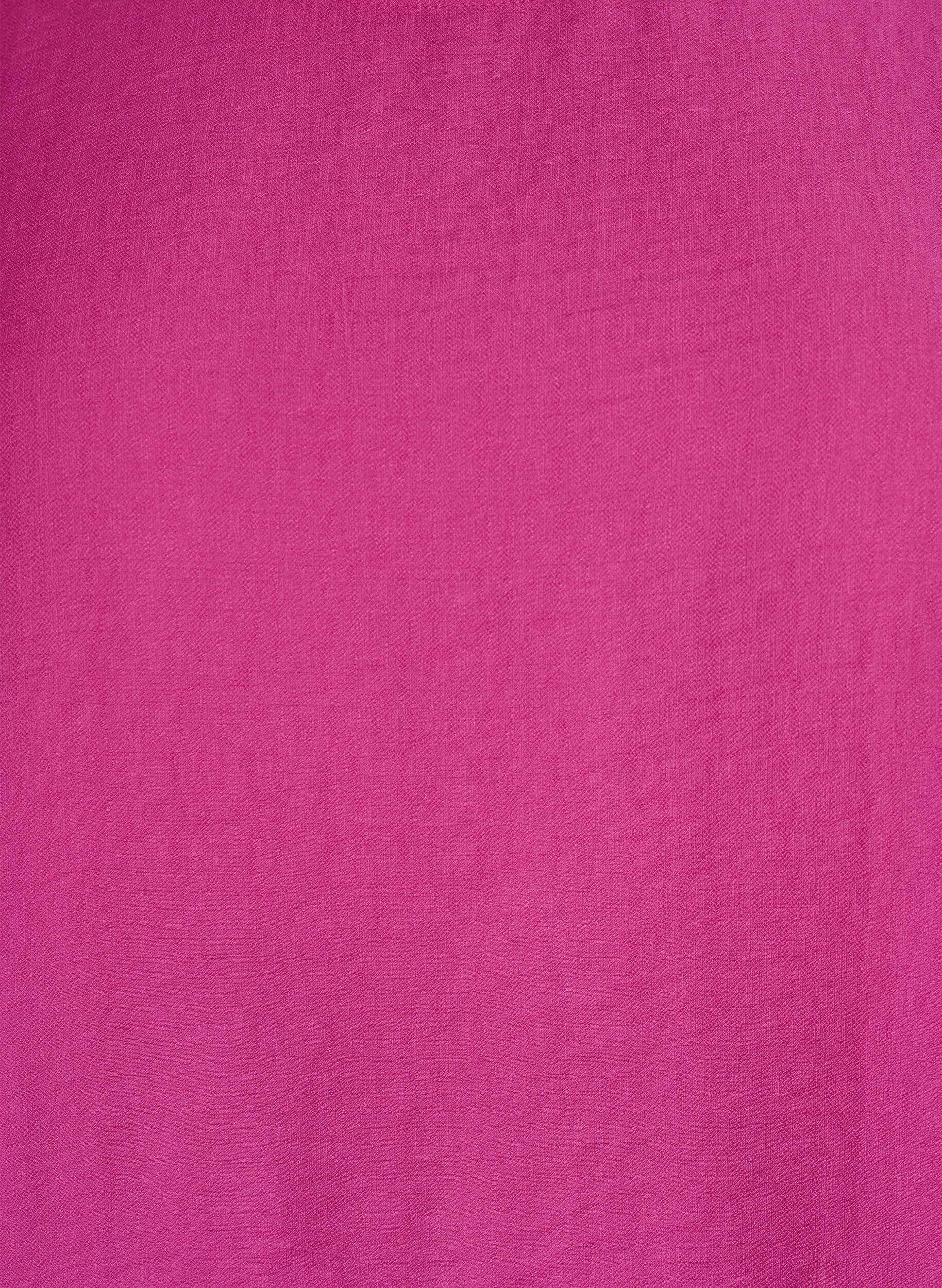 Zizzi Viskose bluse med 1/2 ermer, Rosa, Packshot image number 2