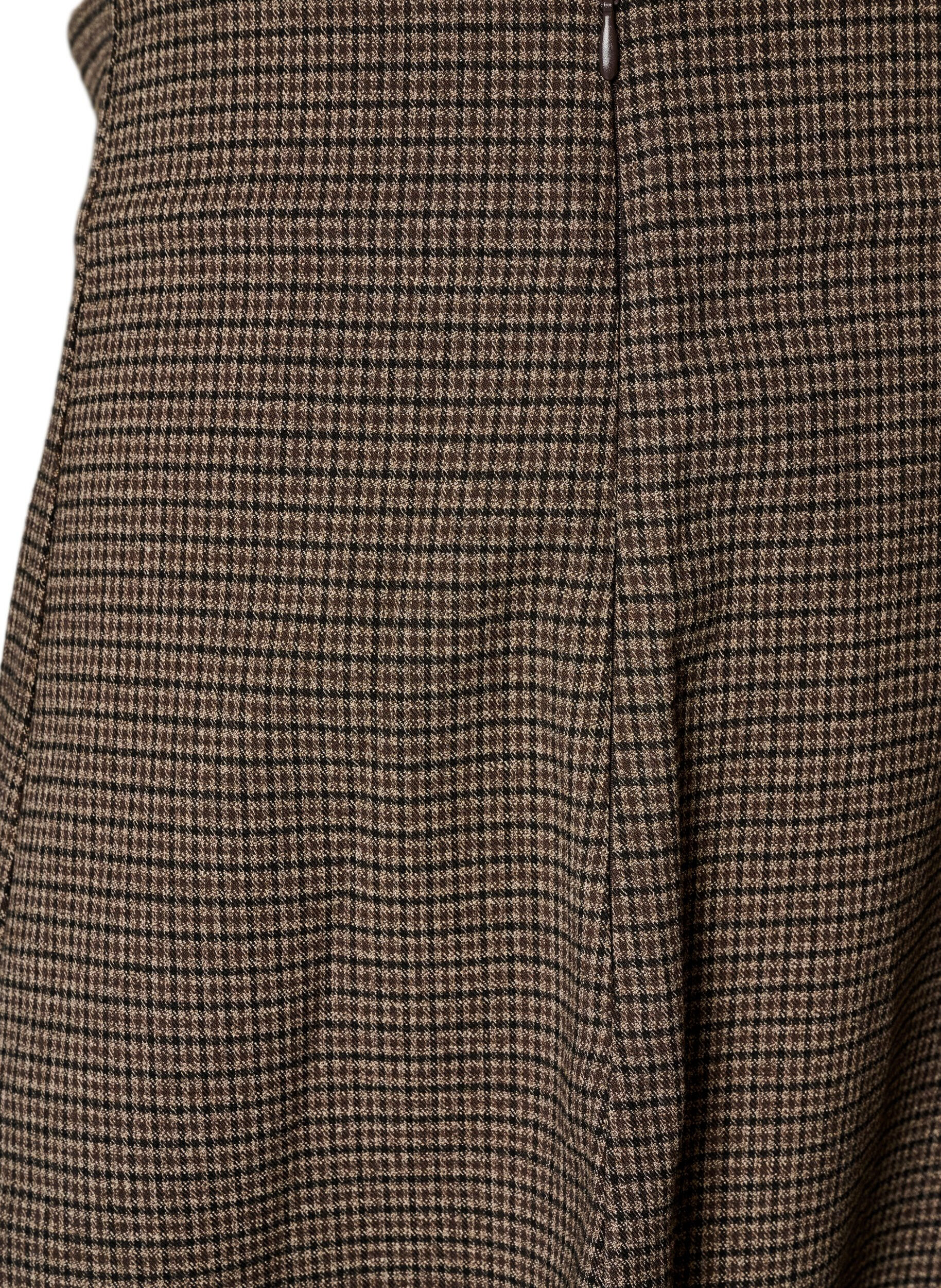 ZizziLiten A-line skj&oslash;rt, Brun, Packshot image number 3