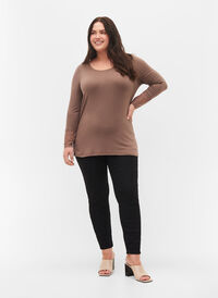Jeggings med lommer, Black, Model