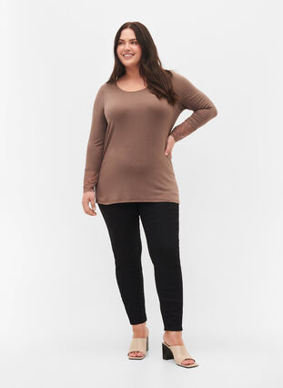 Jeggings med lommer, Black, Model image number 0