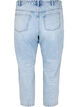 Cropped Vera jenas med nagler, Light blue denim, Packshot image number 1