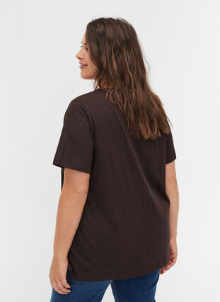 T-skjorte med trykk i organisk bomull, Molé, Model image number 1