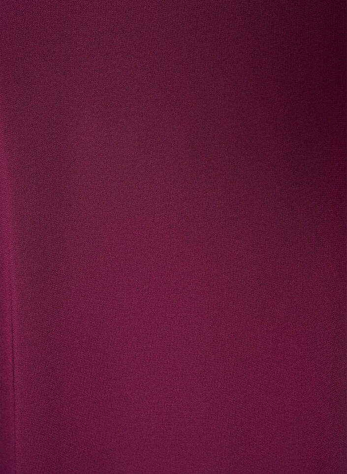 Kort chiffongkjole med V-hals, Lilla, Packshot image number 2
