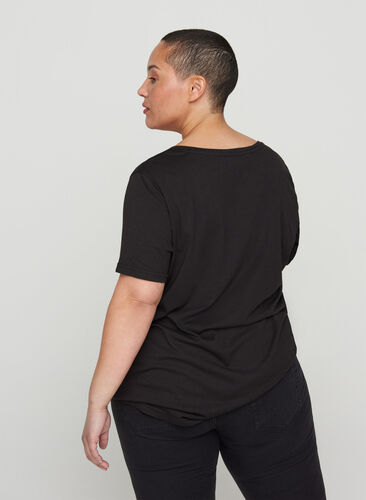 T-skjorte, Black, Model image number 1