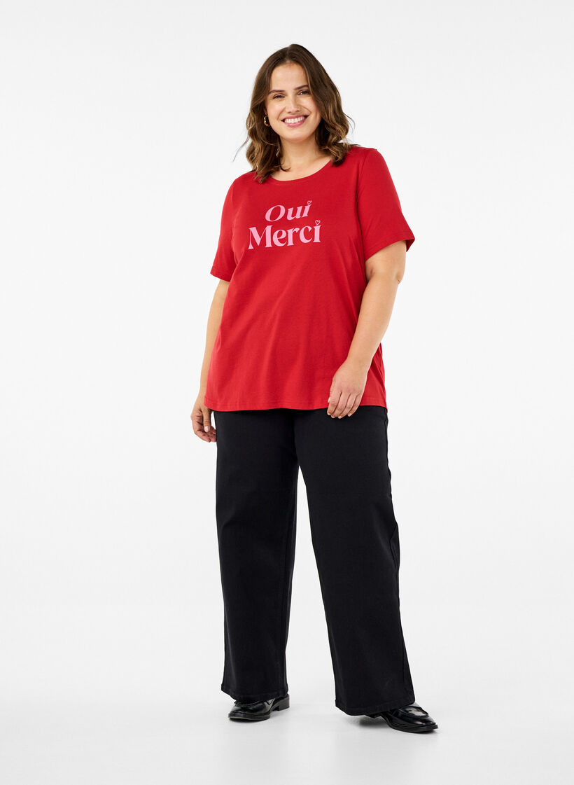 FLASH - T-skjorte med motiv, Rød, Model image number 1