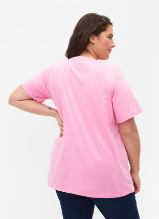 FLASH - T-skjorte med rund hals, Begonia Pink, Model image number 1