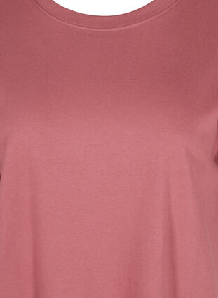 Lang kortermet T-skjorte i bomull, Deco Rose, Packshot image number 2
