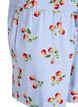 Bomullsshorts med tomattrykk og h&oslash;y midje, Bl&aring;, Packshot image number 2