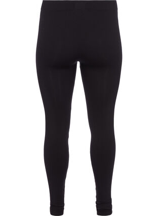 Zizzi Sømløse leggings, Black, Packshot image number 1