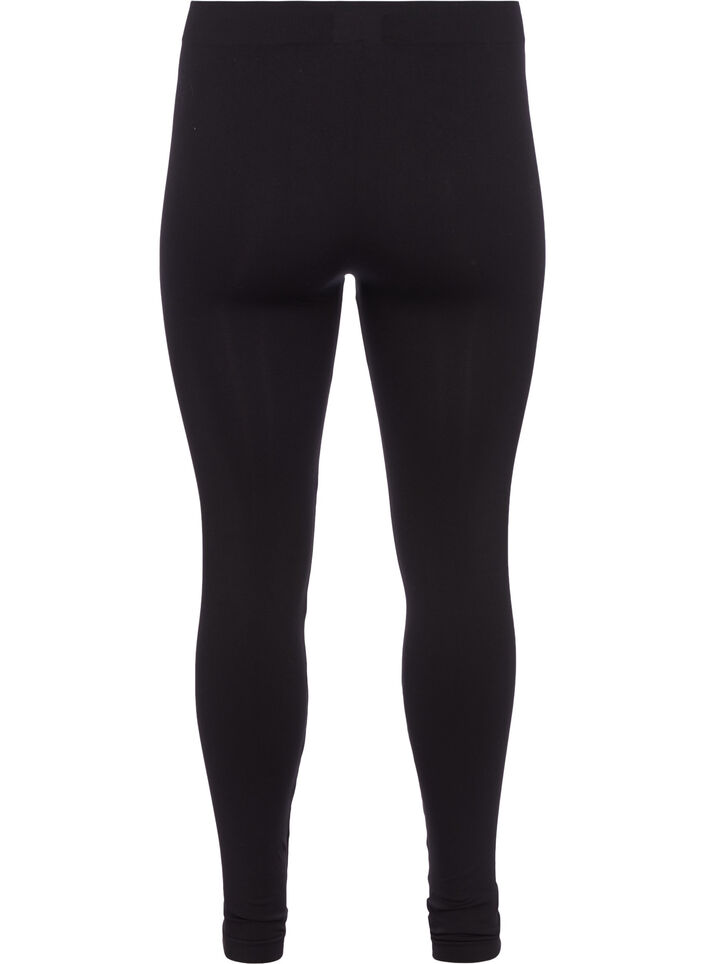 Sømløse leggings, Black, Packshot image number 1