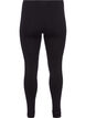 Sømløse leggings, Black, Packshot image number 1