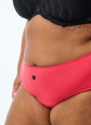 Zizzi 7-pakning med truser med regular waist, Mixed colours, Model image number 2