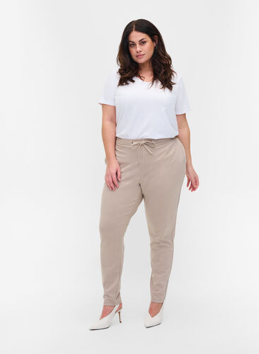 Bukser med lommer og knyting, Pure Cashmere, Model image number 0