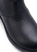 Wide fit - Chelsea-støvel i skinn, Black, Packshot image number 2