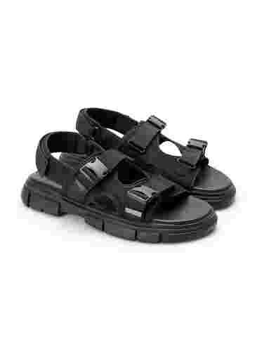 Wide fit sandal, Black, Packshot image number 3