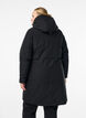 Vinterjakke med justerbar midje, Svart, Model image number 2